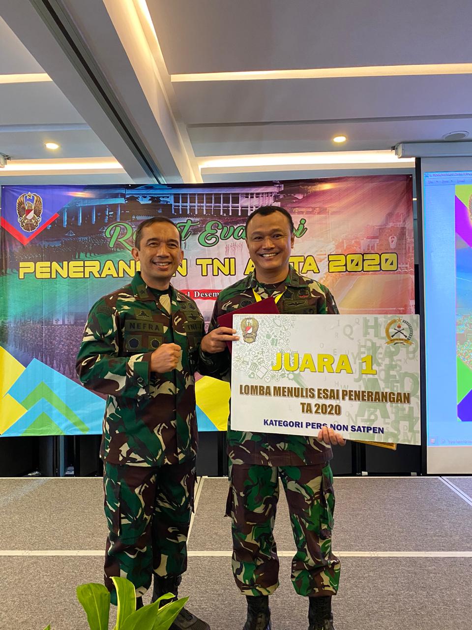 Kadispenad Pimpin Rapat Evaluasi Bidang Penerangan TNI AD 2020