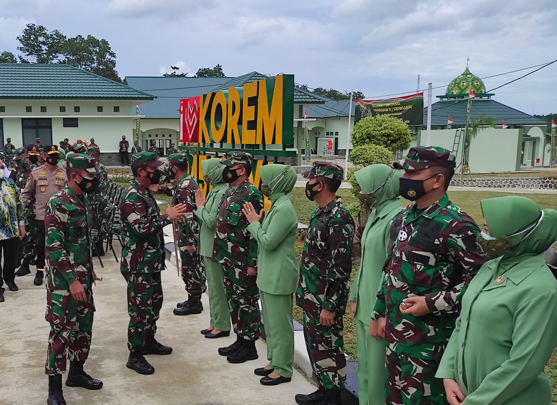 Kunjungi Bangka Belitung Pangdam II Sriwijaya Resmikan Makorem 045 Gaya