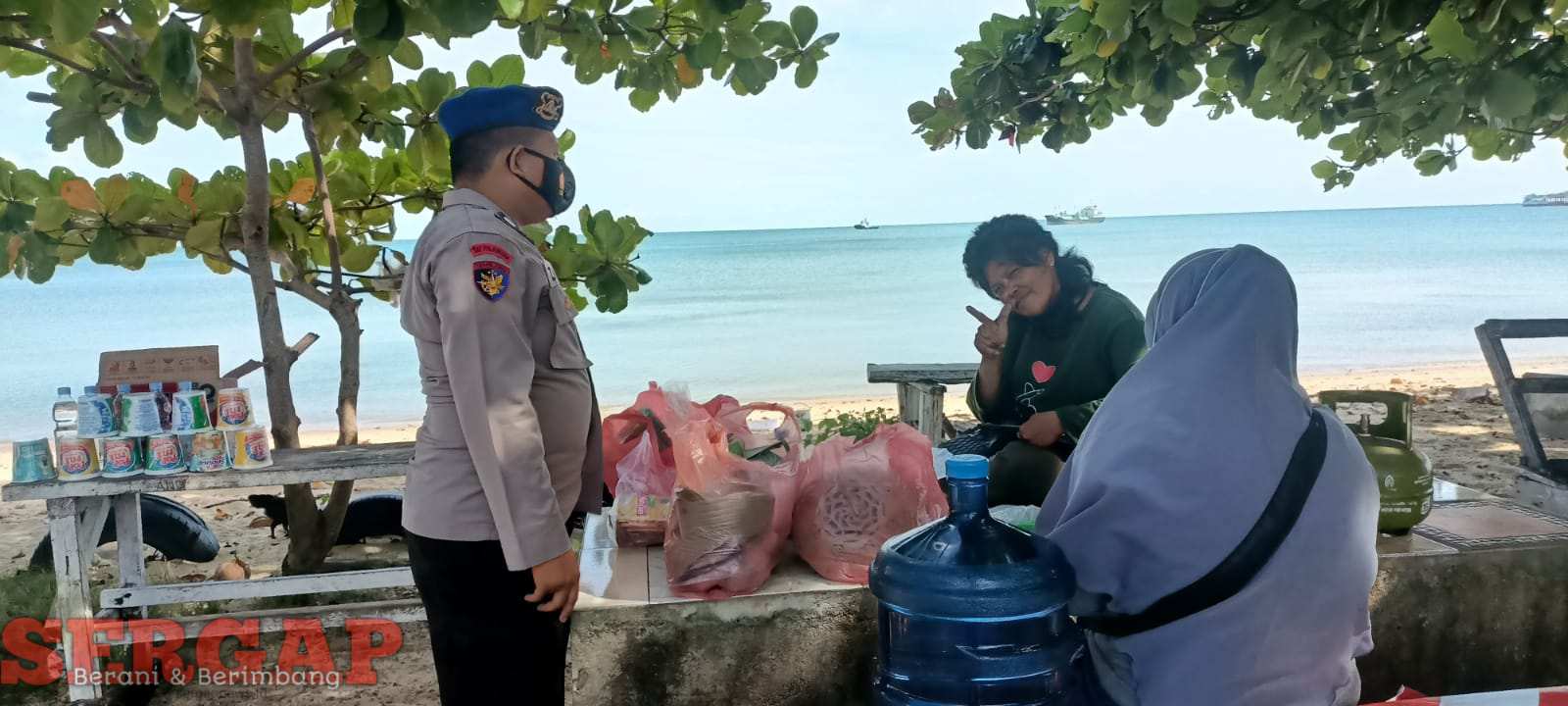 Personil Sat Polairud Polres Bangka Barat Melaksanakan Patroli Perairan dan  Sampaikan Himbauan – Polres Bangka Barat – Mentok